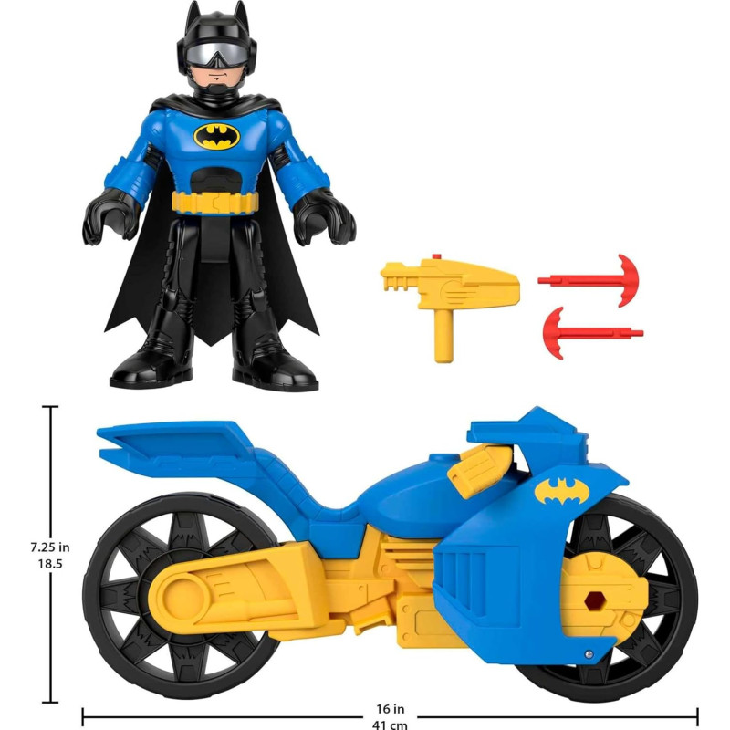 Ігровий набір Бетмен Fisher-Price Imaginext DC Super Friends Batcyle XL