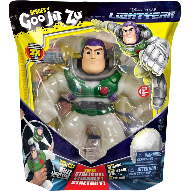 Фігурка тягучка Гуджітсу 20 см Альфа Базз Лайтер Heroes of Goo Jit Zu Lightyear Supagoo Alpha Buzz 