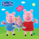М'які плюшеві іграшки Свинка Пеппа Джордж та Еві Peppa Pig Peppa George and Evie 3 Pack