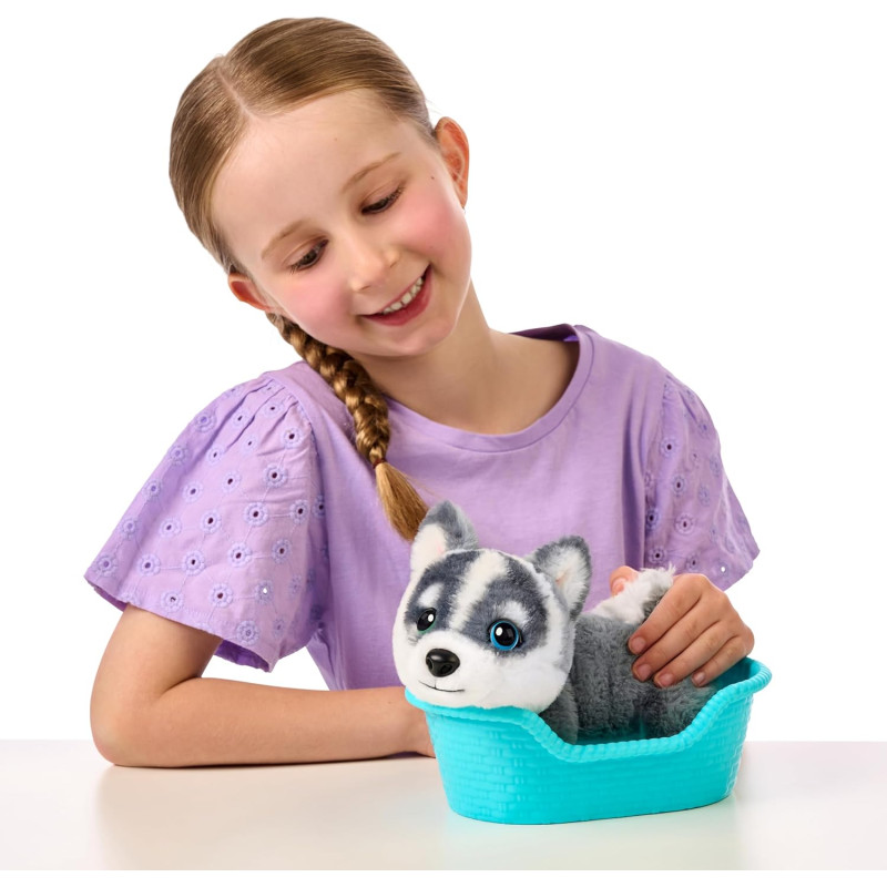 Інтерактивна м'яка іграшка Хаскі Little Live Pets My Really Real Puppy Mini Aurora The Husky