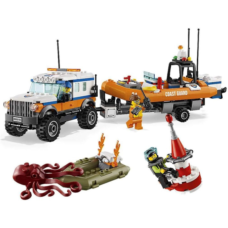Конструктор Лего Берегова охорона Lego City 60165 4x4 Response Unit