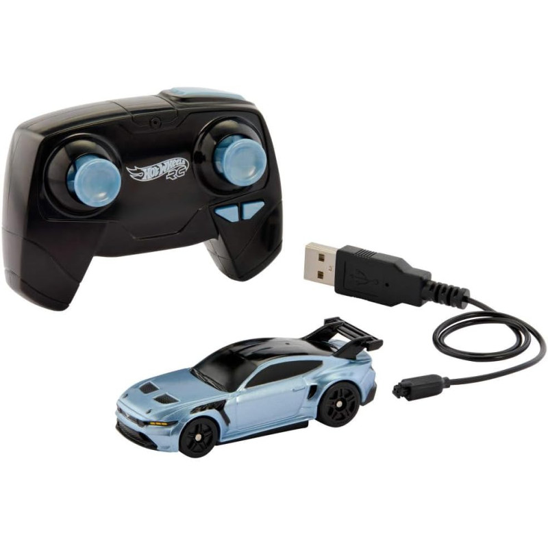 Радіокерована машинка форд мустанг Hot Wheels Ford Mustang GTD Battery Powered RC 1 64