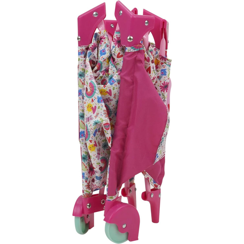 Ліжко для ляльок Бебі Алів Baby Alive Deluxe Doll Play Yard - Pink Rainbow