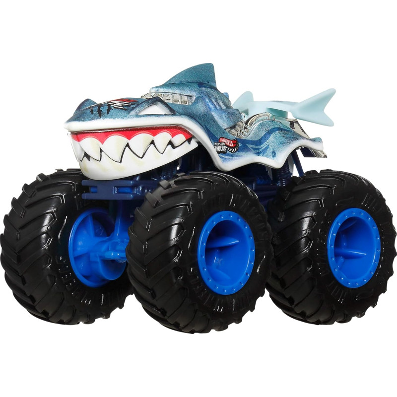 Іграшкові машинки та вантажівки монстри Hot Wheels Cars Monster Trucks Sharks vs Dinos Multipack JGD68