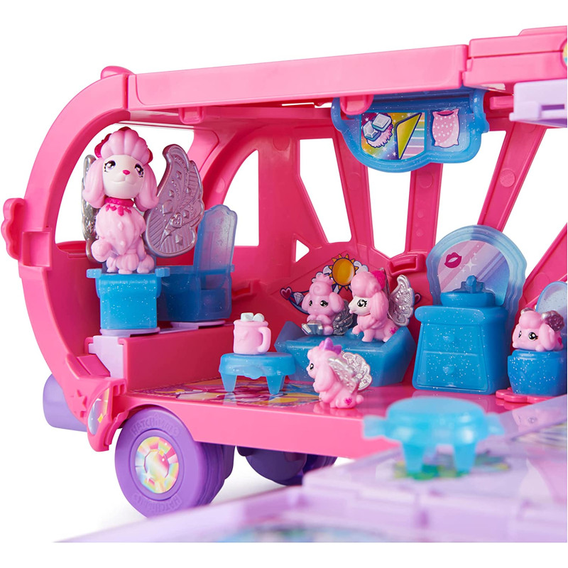 Іграшковий Автомоміль-Трансформер для кемпінгу Хетчімалс HATCHIMALS CollEGGtibles Rainbow Camper