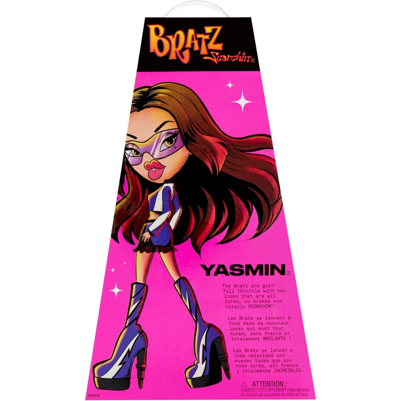 Лялька Братц мотогонщиця Ясмін Bratz Scorchin Yasmin Fashion Doll with Accessories