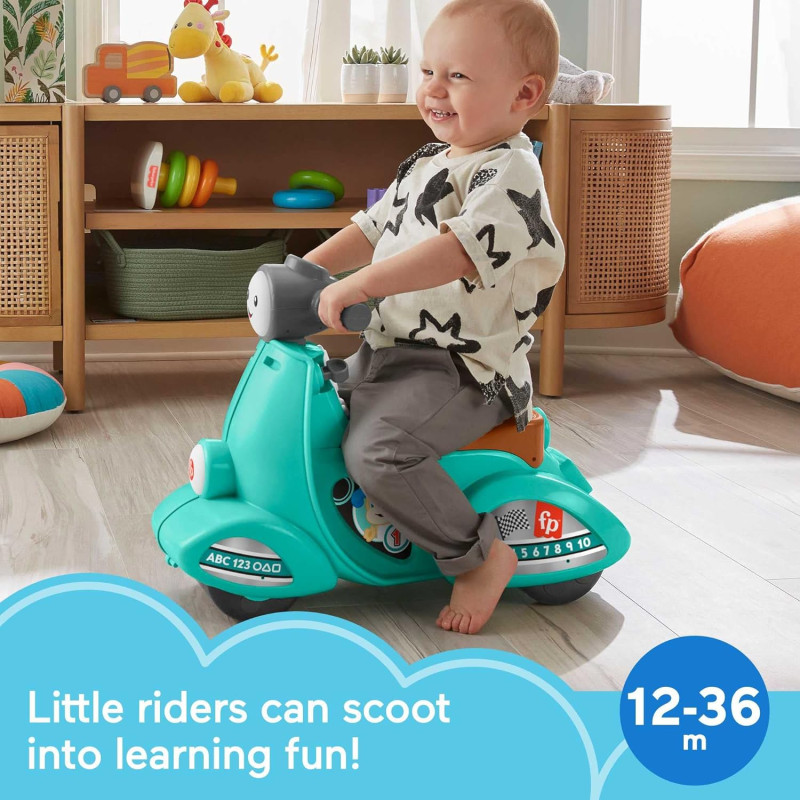 Музичний скутер Фишер Прайс  Fisher-Price Laugh  Learn Smart Stages Cruise Along Scooter