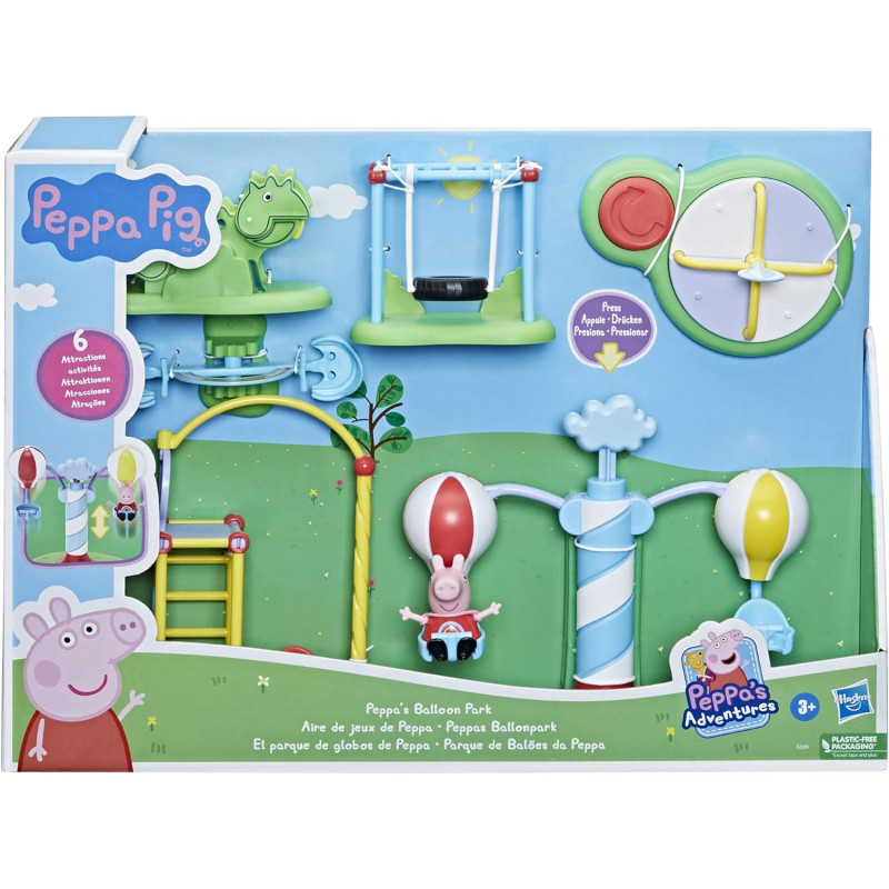 Ігровий набір Cвинка Пеппа Парк Розваг Peppa Pig Peppa's Adventures Peppa's Balloon Park