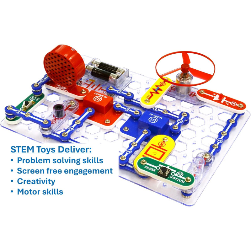 Набір STEM для вивчення електроніки Snap Circuits Jr SC 100 Electronics Exploration Kit STEM Educational