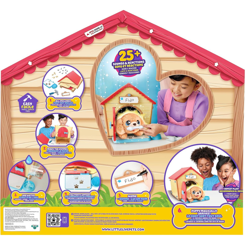 Інтерактивна іграшка Little Live Pets Будинок із сюрпризом Little Live Pets My Puppy's Home Interactive Plush Toy