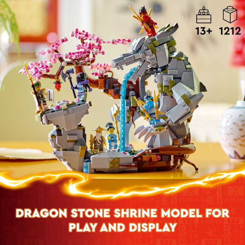 Конструктор Лего Храм каменю дракона LEGO NINJAGO Dragon Stone Shrine 71819