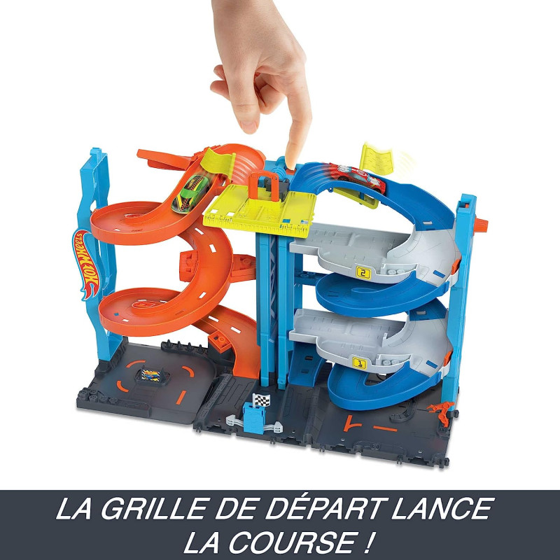 Ігровий набір Хот Вілс Супервежа для гонки Hot Wheels City Transforming Race Tower HKX43