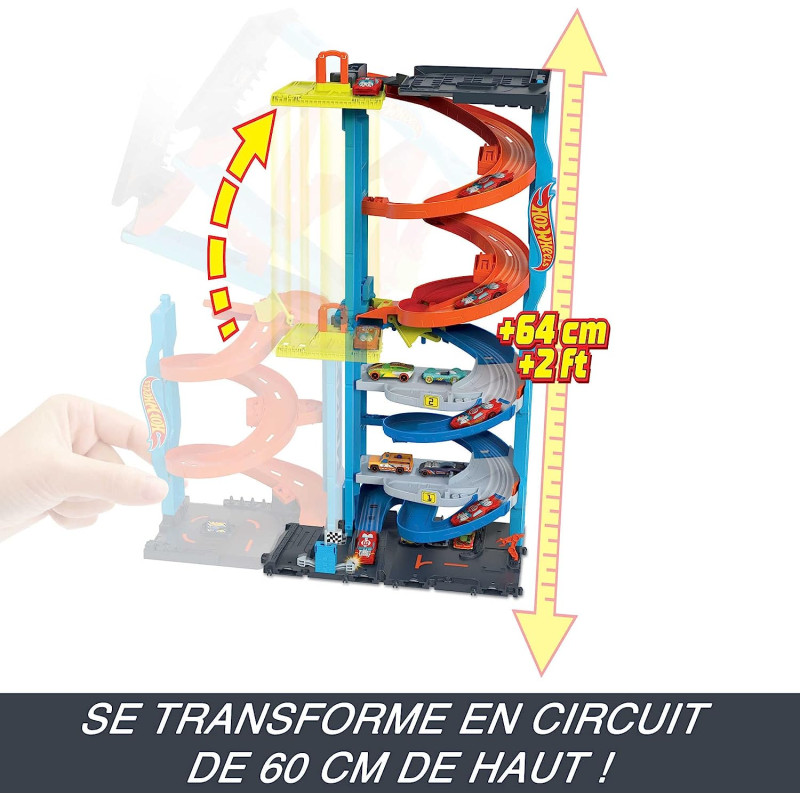 Ігровий набір Хот Вілс Супервежа для гонки Hot Wheels City Transforming Race Tower HKX43