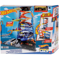 Ігровий набір Хот Вілс Супервежа для гонки Hot Wheels City Transforming Race Tower HKX43