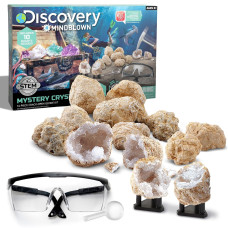 Науковий набір STEM пошук загадкових кристалів Discovery Mystery Crystal Geode Kit