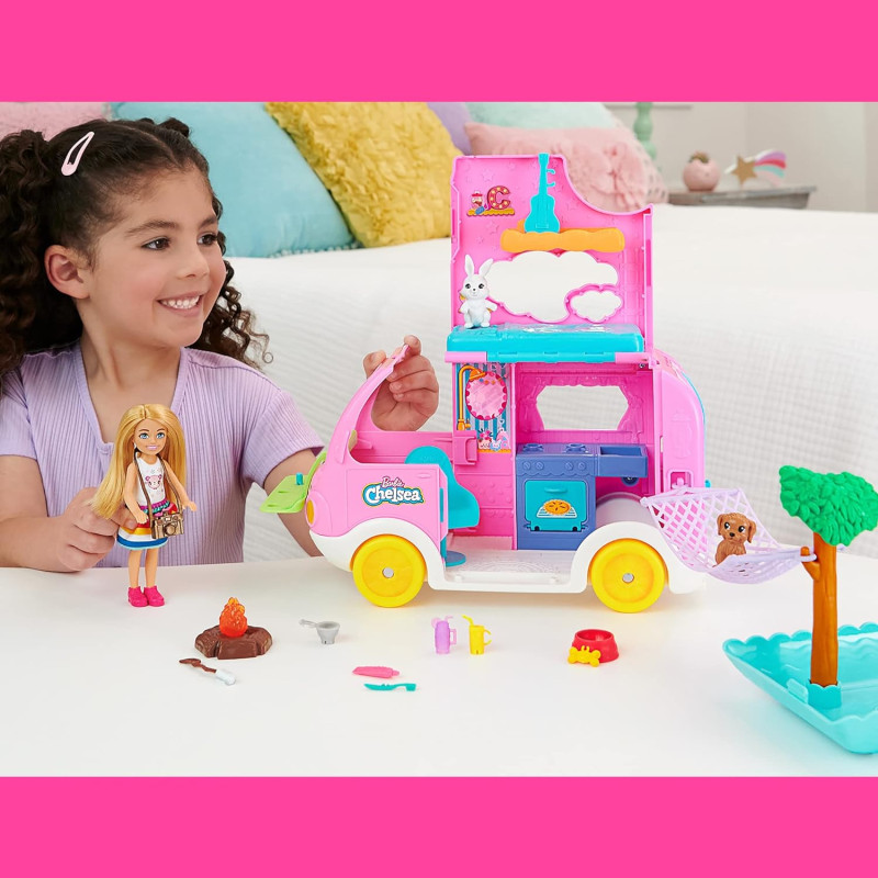 Ігровий набір Барбі Челсі кемпер 2 у 1 Barbie Camper Chelsea 2-in-1 Playset