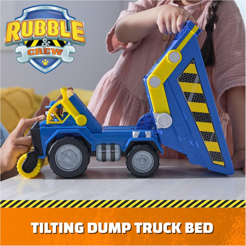 Щенячий Патруль Самоскид Paw Patrol Rubble Crew Bark Yard Deluxe Dump Truck 6070224