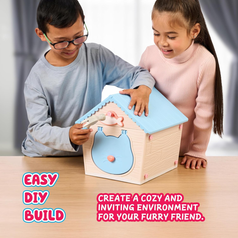 Інтерактивна іграшка будинок з кошеням Little Live Pets Cat Figurines for Kids Interactive Hutch Animal Playset