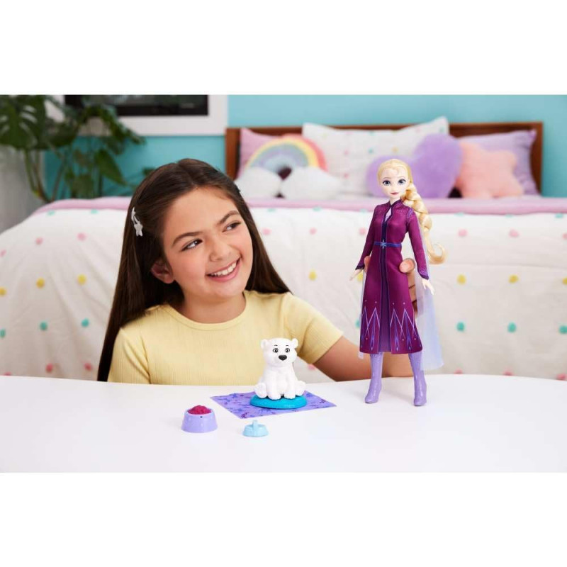 Лялька Ельза і ведмежа Mattel Disney Frozen Elsa Fashion Doll  Bear Cub Figure