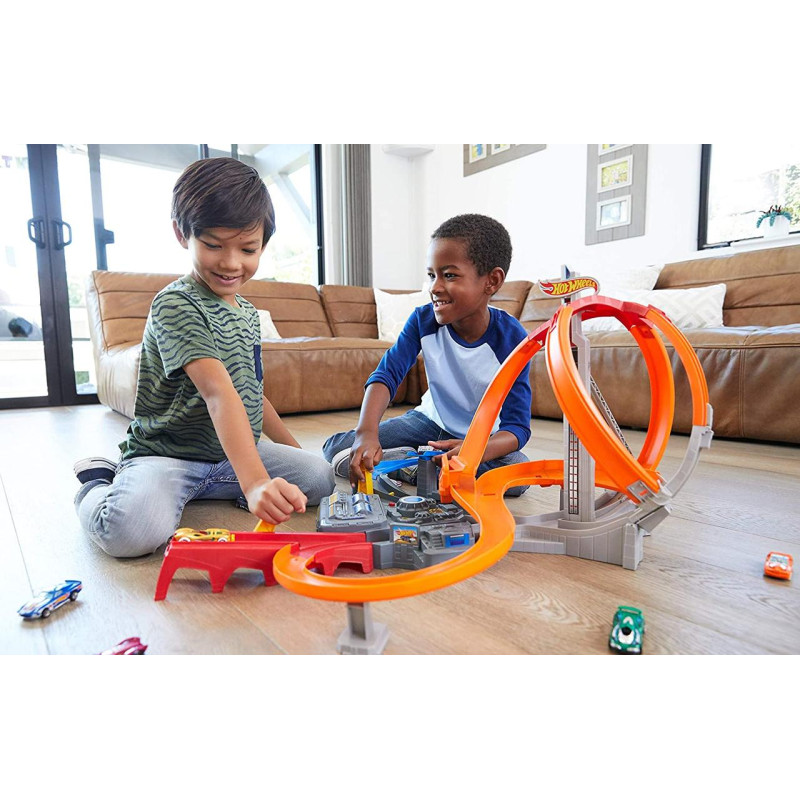 Трек Хот Вілс Штормове обертання Hot Wheels Spin Storm Track Set CDL45