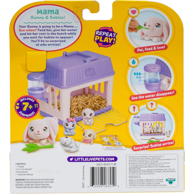 Ігровий набір Мама сюрприз Кролик Little Live Pets Mama Surprise Minis Bunny