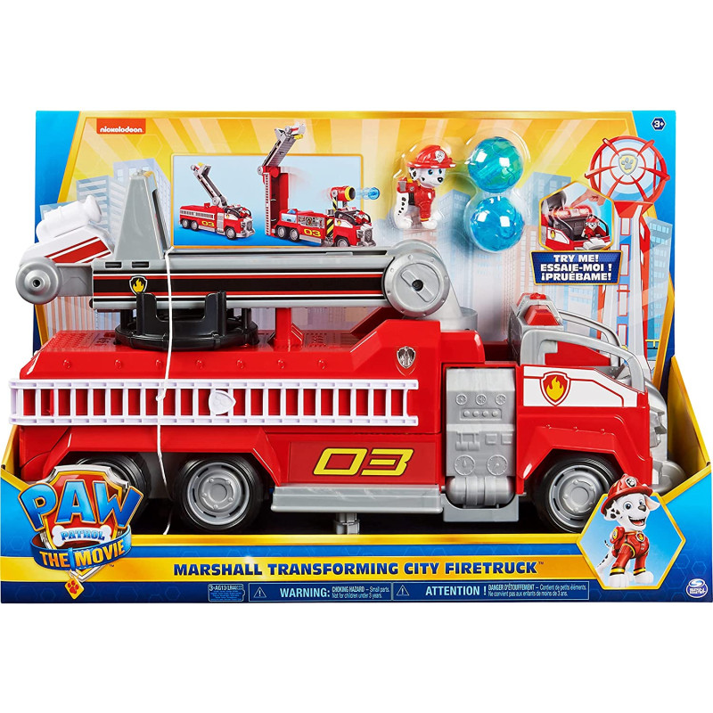 Щенячий Патруль Пожежна машина PAW Patrol, Marshall's Transforming Movie City Fire Truck