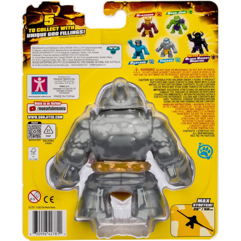 Фігурка тягучка Heroes of Goo Jit Zu Stretch Strikers Thrash Hero Pack