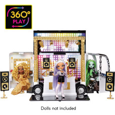 Ігровий набір Рейнбоу Хай автобус та сцена Rainbow High Rainbow Vision World Tour Bus