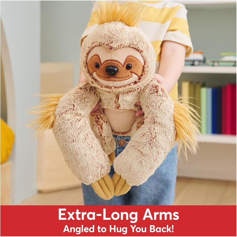 М'яка іграшка Лінивець GUND Augie Augie Sloth Plush Premium Stuffed Animal