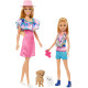 Набір ляльок Барбі та Стейсі Barbie Stacie Doll Set with 2 Pet Dogs Accessories