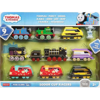 Колекційний набір Томас та Друзі 9 паравозиків Thomas & Friends ​Fisher-Price Sodor Cup Racers 9-Pack