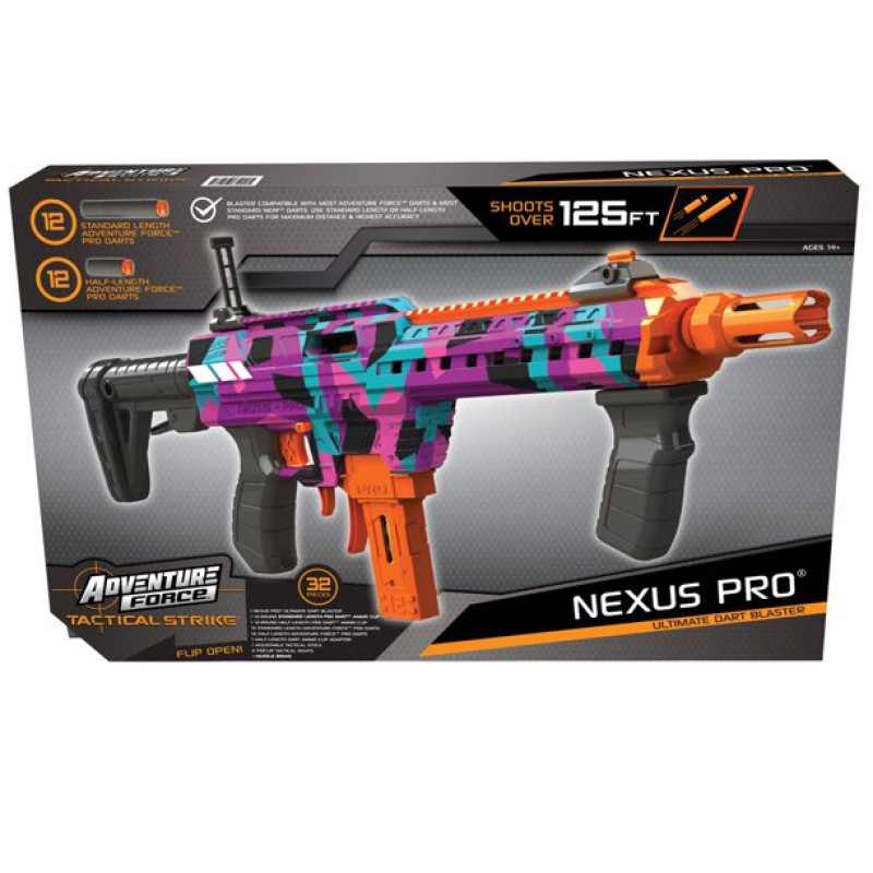 Бластер Adventure Force Tactical Strike Nexus Pro Blaster, Compatible NERF