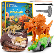 Набор STEM для творчества Уникальные динозавры National Geographic Ultimate Dinosaur Activity Kit  5 Hands
