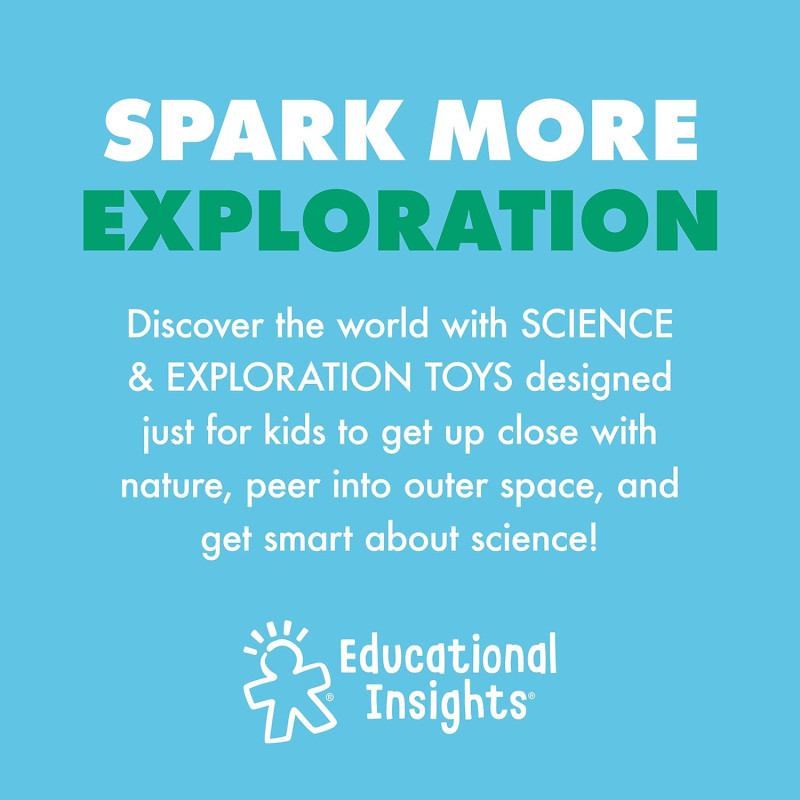 Іграшка STEM Бінокль дитячий Educational Insights GeoSafari Jr Kidnoculars Pink Binoculars