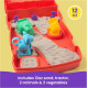 Набір для ліплення Піщана ферма  Kinetic Sand Sandy Farm Set with 12oz Play Sand 6 Tools  Molds