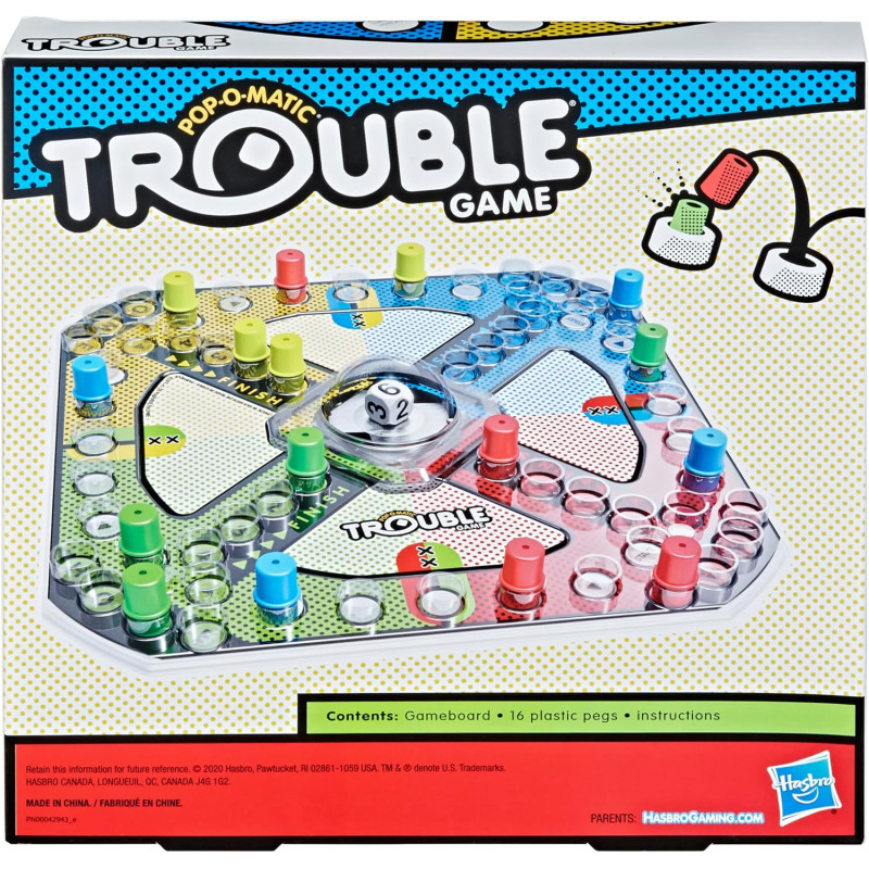 Настільна гра Hasbro Gaming Trouble Board Game