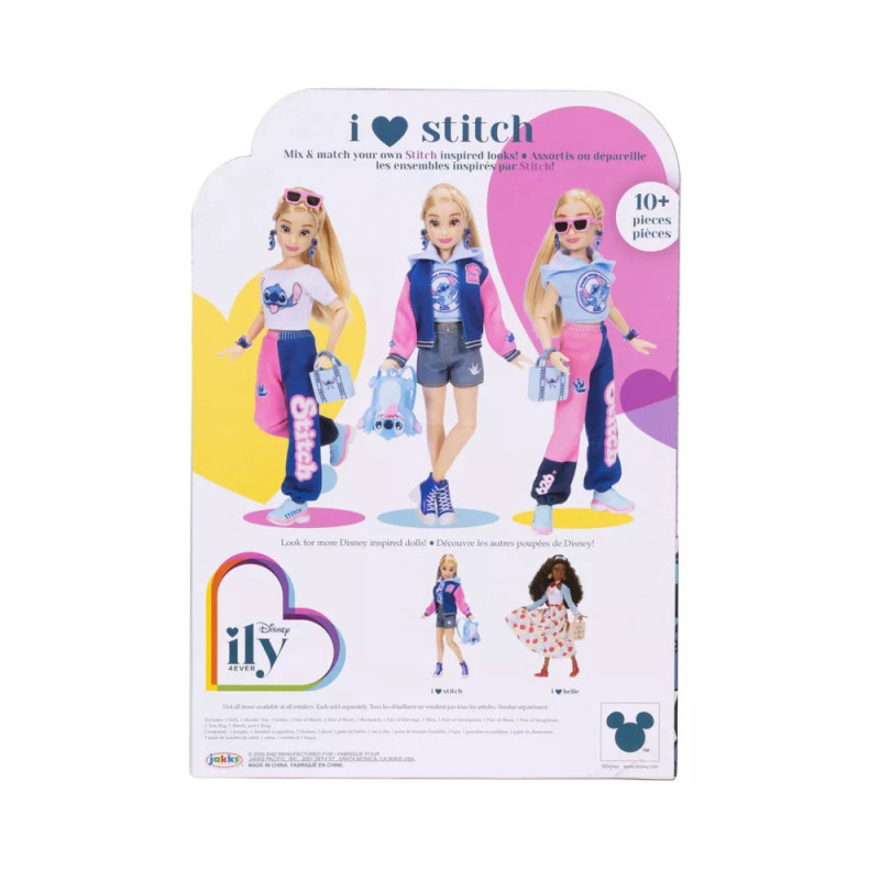 Лялька Стіч Disney ILY 4ever 125 Stitch Doll Varsity Jacket