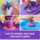 Набір кінетичного піску Kinetic Sand SquishMotion Playset with 1lb Pink