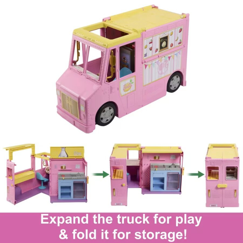Ігровий набір Барбі Вантажівка з лимонадом Barbie Sets Lemonade Truck Playset