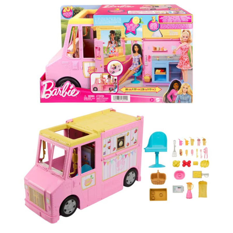 Ігровий набір Барбі Вантажівка з лимонадом Barbie Sets Lemonade Truck Playset