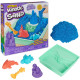 Кінетичний пісок синій з лотком 454 г Kinetic Sand Sandbox Set 1lb Blue Play Sand