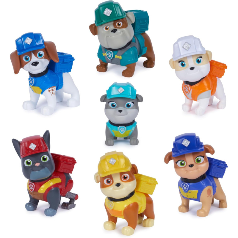 Щенячий патруль набір із 7 фігурок Paw Patrol Rubble Crew Toy Figures 7 Gift Pack