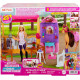 Ігровий набір Лялька Барбі з аксесуарами Barbie Toy Stable Playset with Doll Horse
