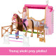 Ігровий набір Лялька Барбі з аксесуарами Barbie Toy Stable Playset with Doll Horse