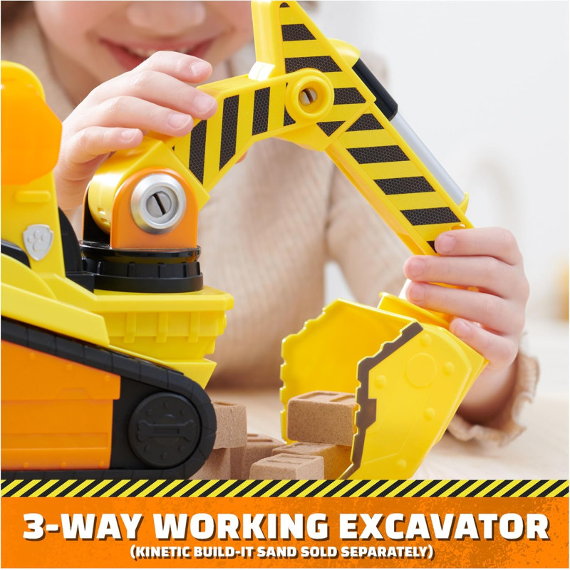 Будівельний автомобіль Щенячий патруль Бульдозер Кремеза Rubble Crew Bark Yard Deluxe Bulldozer Construction Truck Toy